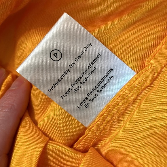 NWT ANTHRO L Pinnacle by Shruti Sancheti Mock-Neck Colorblock Ruffle Dress - Picture 6 of 10